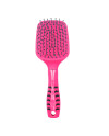 SPAZZOLA  CODA E CRINIERA C/MANICO ERGONOMICO LIME, FUXIA , TURQUOISE