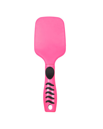 SPAZZOLA  CODA E CRINIERA C/MANICO ERGONOMICO LIME, FUXIA , TURQUOISE