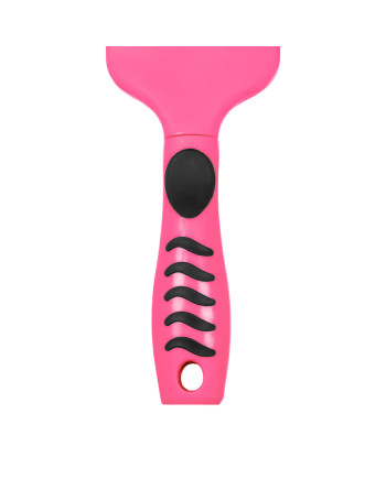 SPAZZOLA  CODA E CRINIERA C/MANICO ERGONOMICO LIME, FUXIA , TURQUOISE