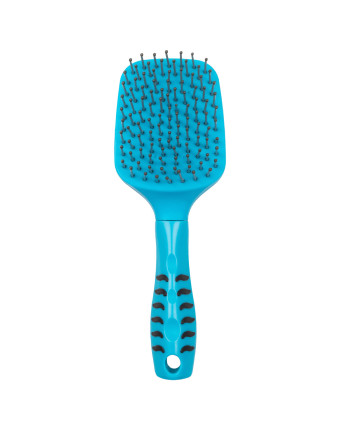 SPAZZOLA  CODA E CRINIERA C/MANICO ERGONOMICO LIME, FUXIA , TURQUOISE