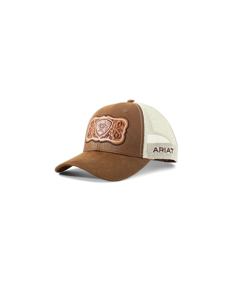 CAPPELLINO ARIAT CON PATCH IN CUOIO