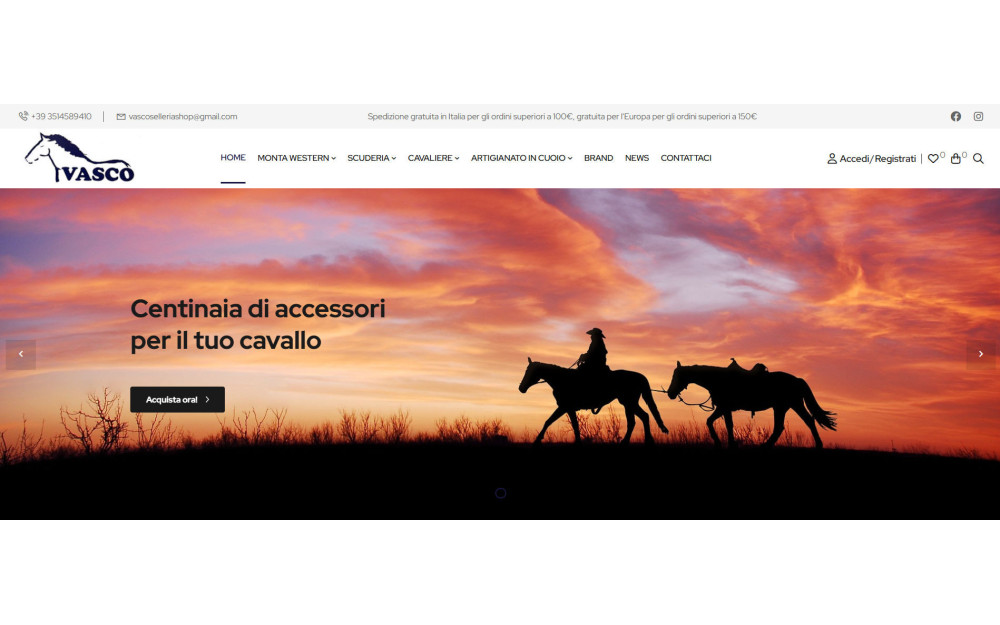 Siamo online con il nostro nuovissimo sito e-commerce
